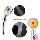 Rotated Rainfall Shower Head High Pressure Water Save Shower Head (Yellow) Newly