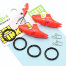 2pcs/Set 25g Squid Jig Lure Tip Counterweight Fish Wood Shrimp Lure Sinker Newly