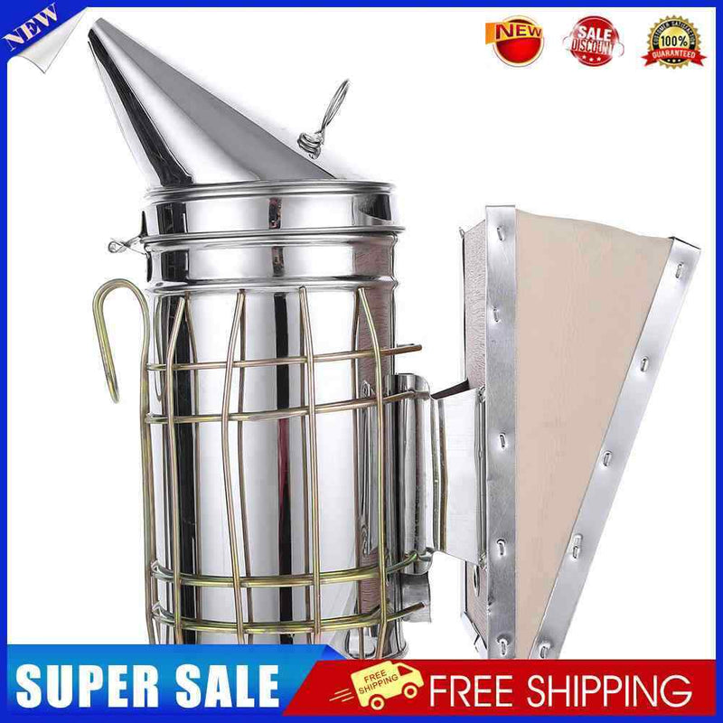 Multi-function Stainless Steel Manual Bee Smoke Transmitter Apiculture Tool