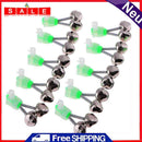 10pcs Twin Bell Fishing Bite Alarms Outdoor Night Fishing Rod Tip Clips