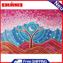 Special Shaped Cherry Tree 5D Diamond Painting DIY Rhinestone Picture