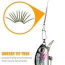 Positioner Terminal Fishing Hook Sleeve Tube Soft Anti Wrap Fishing Accessori