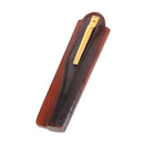 Foldable Hair Comb Women Hairdressing Men Mustache Beard Comb (Brown)