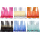 50pcs Hair Care Clips Stainless Steel Hairdressing Sectioning Clamp (Green)