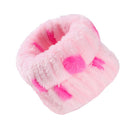 Flannel Washing Face Wristband Soft Wrist Band Elastic Absorbent Hair Accesories