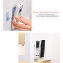 TV Remote Control Sticky Hooks Adhesive Wall Storage Hanger Holder (Blue) Newly