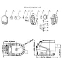 Pumps Electric Yacht Marine Diaphragm Pump Bilge Pump Self Priming Water Pump