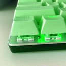 104pcs Universal Mechanical Keyboard Keycaps PC Bakclit Key Cap Set (Green)