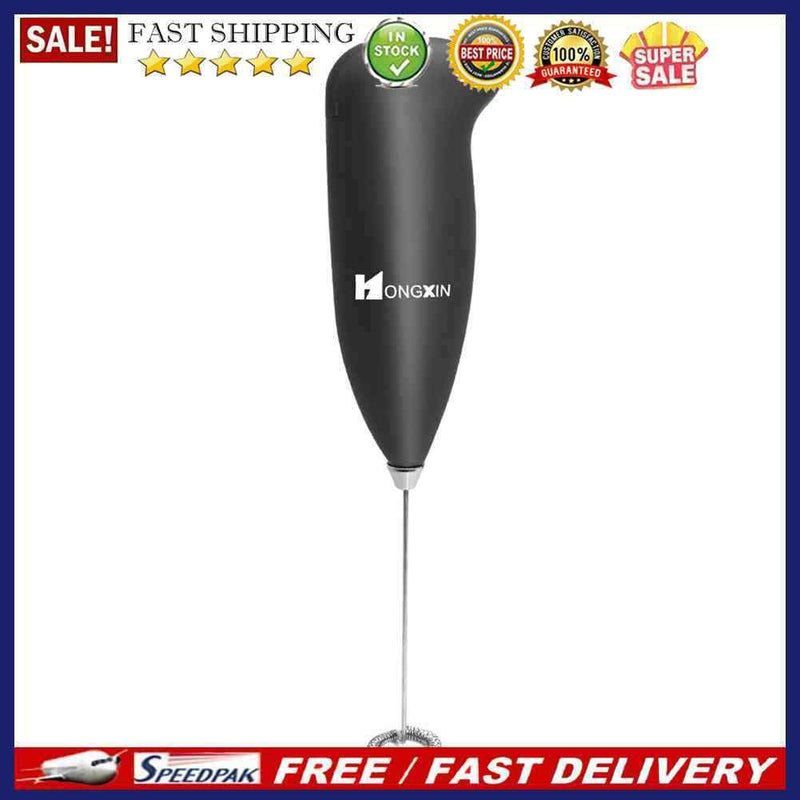 Electric Plastic Handle Egg Beater Egg Stirrer Milk Frother Foamer Mixer