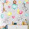Cartoon Balloon Elephant Wall Stickers Kids Rooms Bedrooms Room Living H4T4