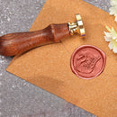 100pcs Star Sealing Wax Fire Paint Beads Grain Envelope Invitation (Orange)