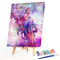 Butterfly Elf Girl Colouring Oil Canvas Pictures DIY Hand Painted Picture Craft