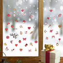 Love Lipstick Gift Wall Stickers PVC Glass Window Door Valentine Day Wallpaper