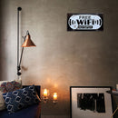 Metal Tin Signs Free WiFi Retro Plaque Home Door Decor Wall Iron Art Poster