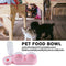 Pet Bowls Dog Food Water Feeder Pet Drinking Dish Cat Automatic Feeder Supplies