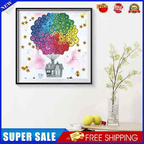 5D DIY Diamond Painting Kits Hot Air Balloon Drill Rhinestone Art Crafts