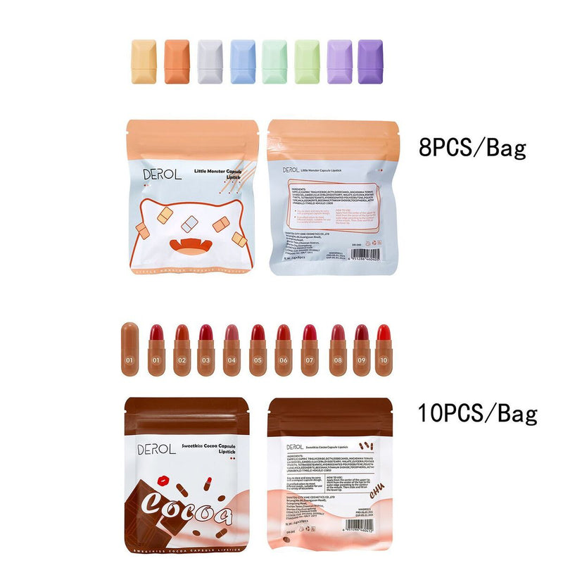 Waterproof Longlasting Pocket Mini Lipstick Capsule Matte Tint Lip Makeup Candy