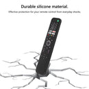 Silicone Cover for Sony RMF-TX520E RMF-TX520P TV Remote Control (Black)