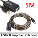 USB2.0 Male to Female Active Repeater Extension Cable Cord Adapter (5m)