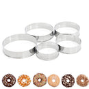Mousse Ring Mould Layer Round Circle Pastry Mold Stainless Steel Cookies Cutter