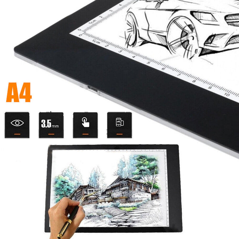 A4 LED Drawing Tablet Digital Graphic Pad Electronic Art Painting Writing Board