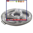 Inflatable Drink Holder Water Floating Beer Beverage Cup Saucer Food Snack