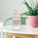 Selenite Tower Quartz Lamp Crystal Ornaments Craft Reiki Healing Home Decoration