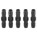 Irrigation Connector 16mm Straight Barb Barbed Hose Repair Joints (12pcs)