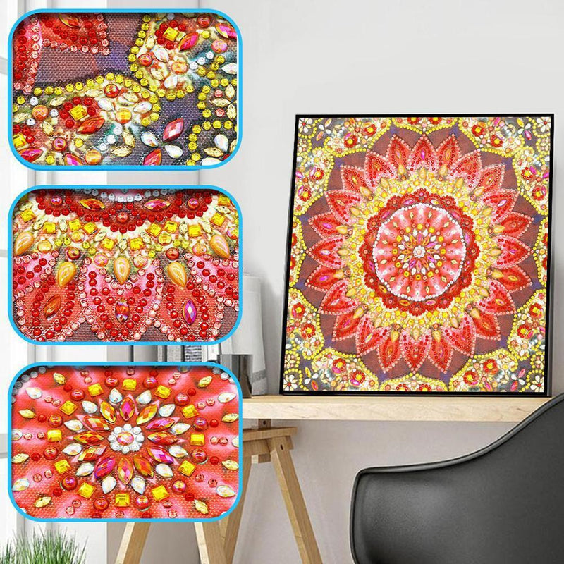 5D DIY Special Shaped Diamond Painting Flower Cross Stitch Kits (D1063)