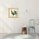 14CT Stamped Cotton Thread Picture DIY Big Rooster Cross Stitch (D799)
