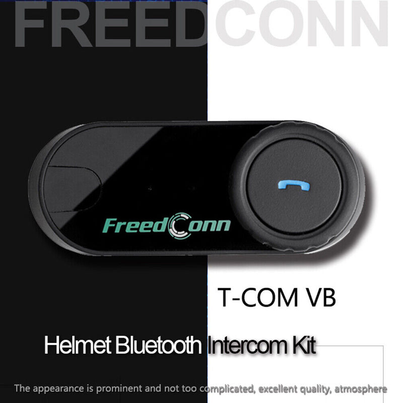 T-COM VB Waterproof Motorcycle Helmet Bluetooth Intercom Headset BT Interphone