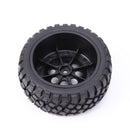 4pcs 107mm Rim Tire Upgrade Parts Rc Rim Tyre for 1/10 Traxxas Slash Hsp Hpi