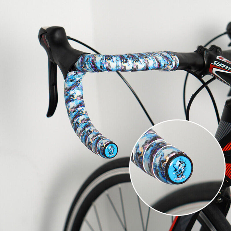 2pcs Bike Handle Bar End Stoppers Caps Plugs for Mountain Road Folding Bicycl