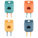 Phone Wall Mounted Holder Detachable Hook Plug Charging Organizer (Green)