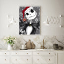 Diamond Painting Xmas Skeleton Gentleman Full Round Mosaic Wall Picture 30x40cm