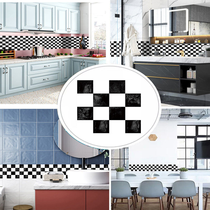 Retro Floor Tiles Wall Stickers Self-adhesive Decals for Kitchen (MSC059) Newly