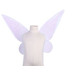 Kids Girls Fairy Wings Anti-fade Glitter Organza Princess Wing (White) Newly