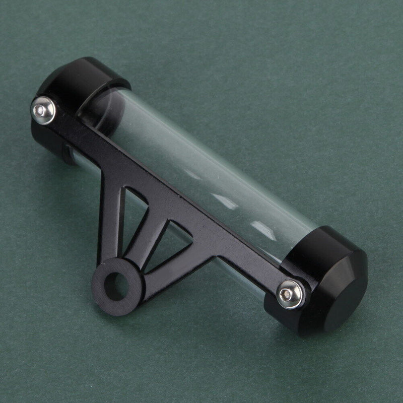 Black Waterproof Motorcycle Motorbike Tube Tax Disc Cylindrical Holder Newly