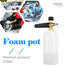 High Pressure Washer Foam Gun Car Wash 1/4 Quick Connector Snow Foam Lance