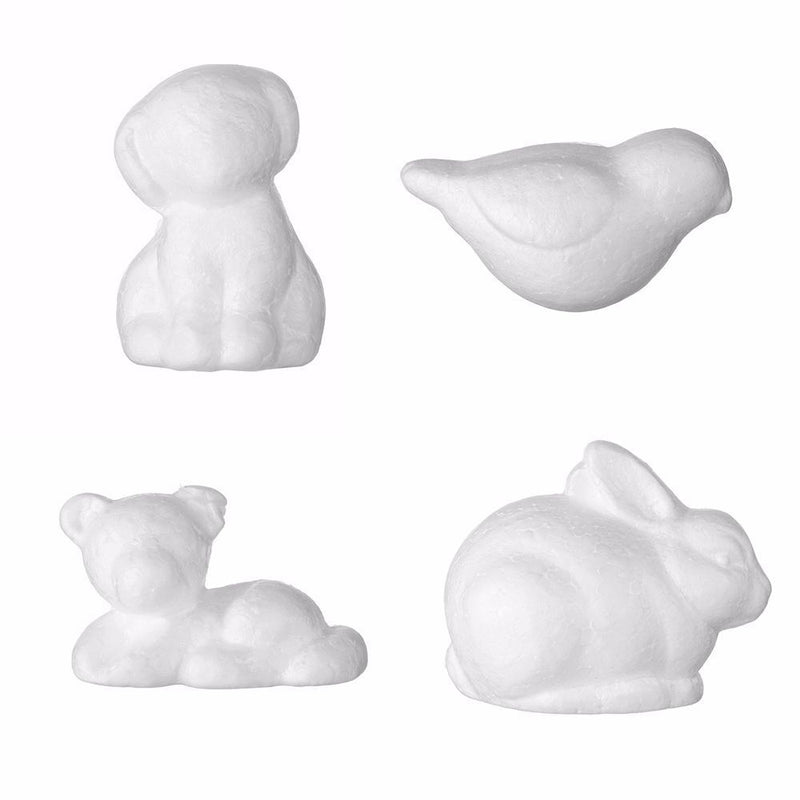 Decoration Party Supplies Animals Shape Foam Balls White Polystyrene Styrofoam