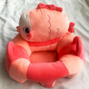 Baby Sofa Support Seat Cover Plush Learning To Sit Feeding Chair (Fish) Newly