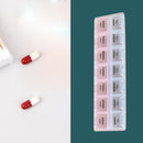 Weekly 7 Days Tablet Pill Box 2 Row 14 Grids Holder Medicine Storage Case