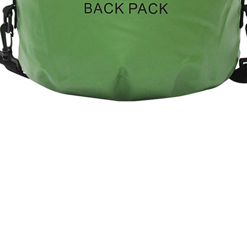 2L Waterproof Dry Bag Swimming Outdoor Drift Kayaking Storage Pack (Green) Newly