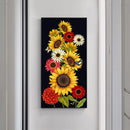 Sun Flowers Full Round Drill Mosaic 5D Diamond Painting Picture of Rhinestone