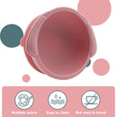 Silicone Baby Training Bowl Tableware for Kids with Suction Bowl (Pink) Newly