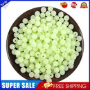 100pc/Lot Fishing Floats Beads Luminous Light Glow Balls Fishing Bait (6mm)