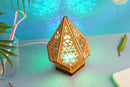 Bohemian Colorful Table Bedside Starry Sky Floor Projection Night Lamp LED U5K6