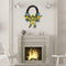 Ukraine Support Wreath Show Solidarity Sunflower Blue Yellow Flower Triangle
