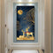 Golden Deer Oil Paint By Numbers DIY Handpainted on Canvas Wall Picture Unframed