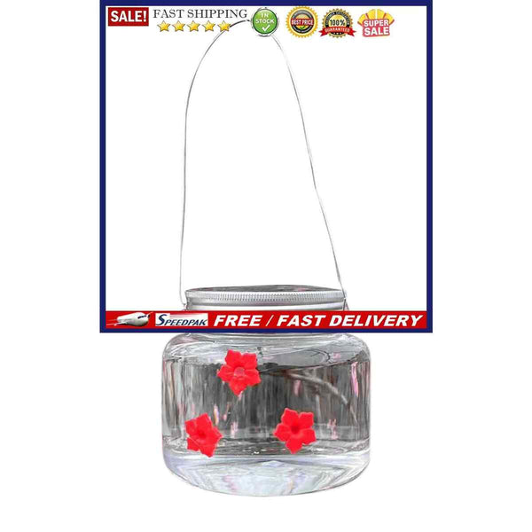 Bird Feeders - Mason Jar Hummingbird Feeders Suit for Deck Patio Garden Yar